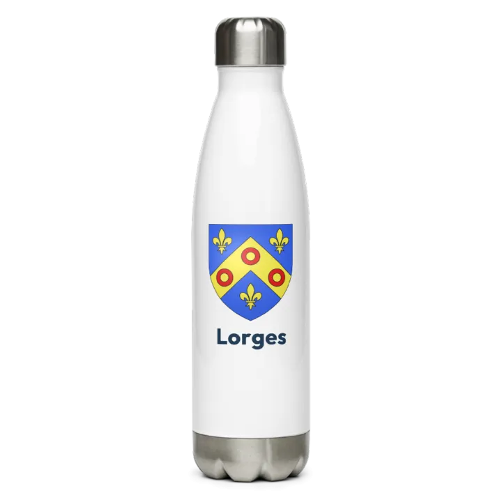 Gourde inox blason de Lorges