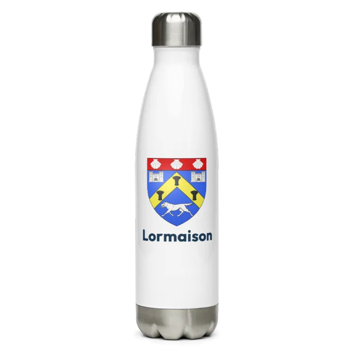 Gourde inox blason de Lormaison