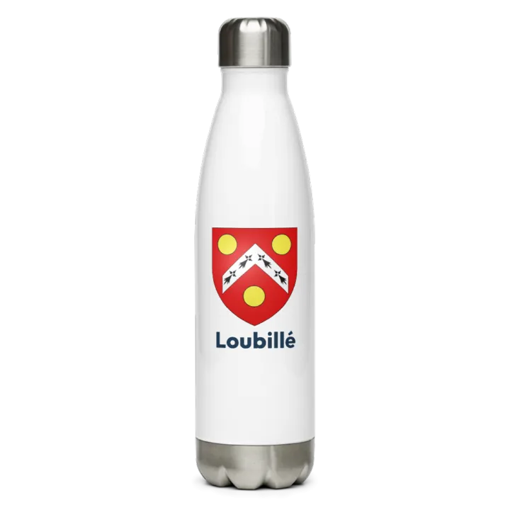 Gourde inox blason de Loubillé
