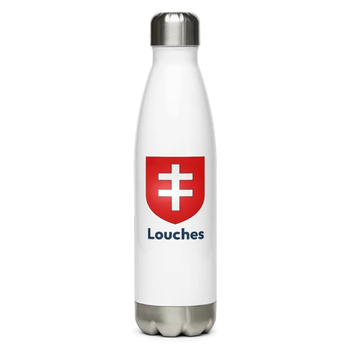 Gourde inox blason de Louches
