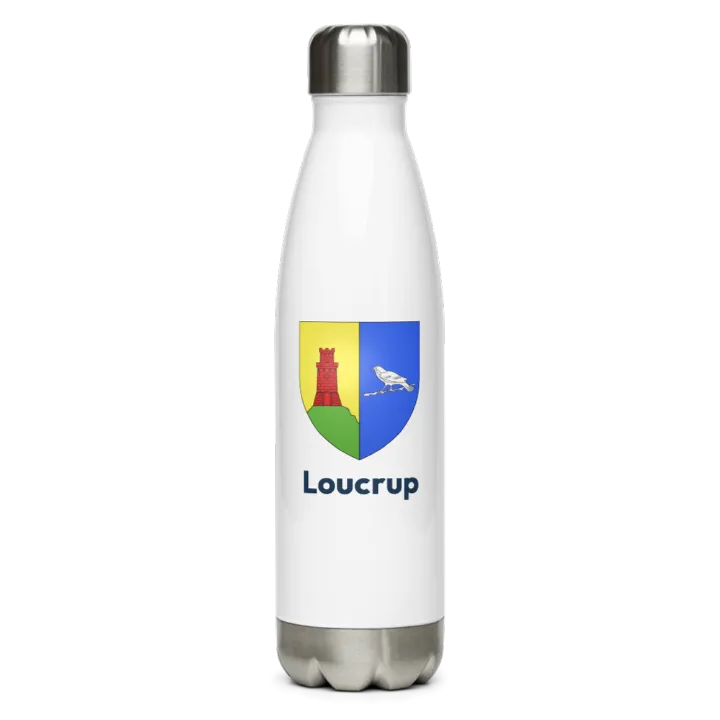 Gourde inox blason de Loucrup