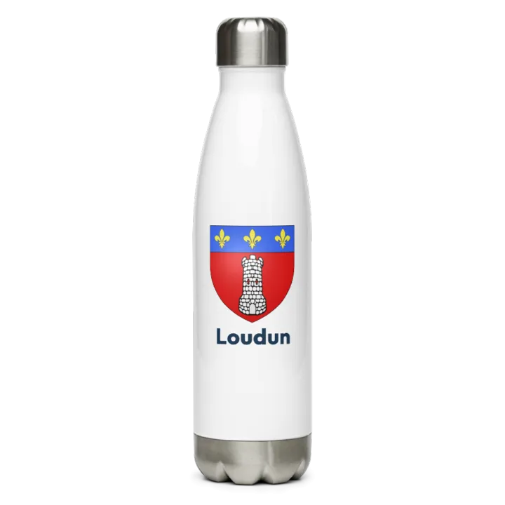 Gourde inox blason de Loudun