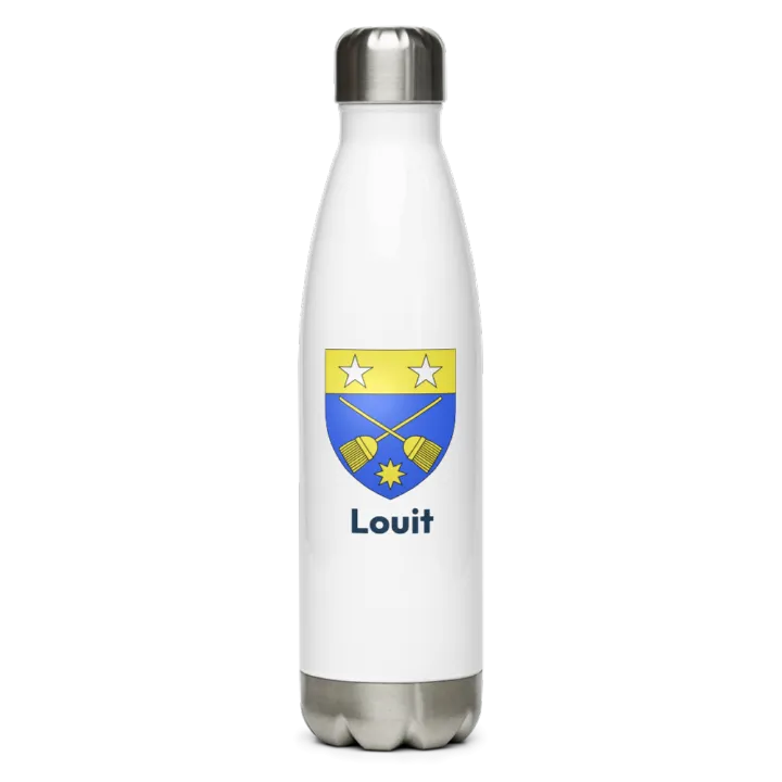 Gourde inox blason de Louit