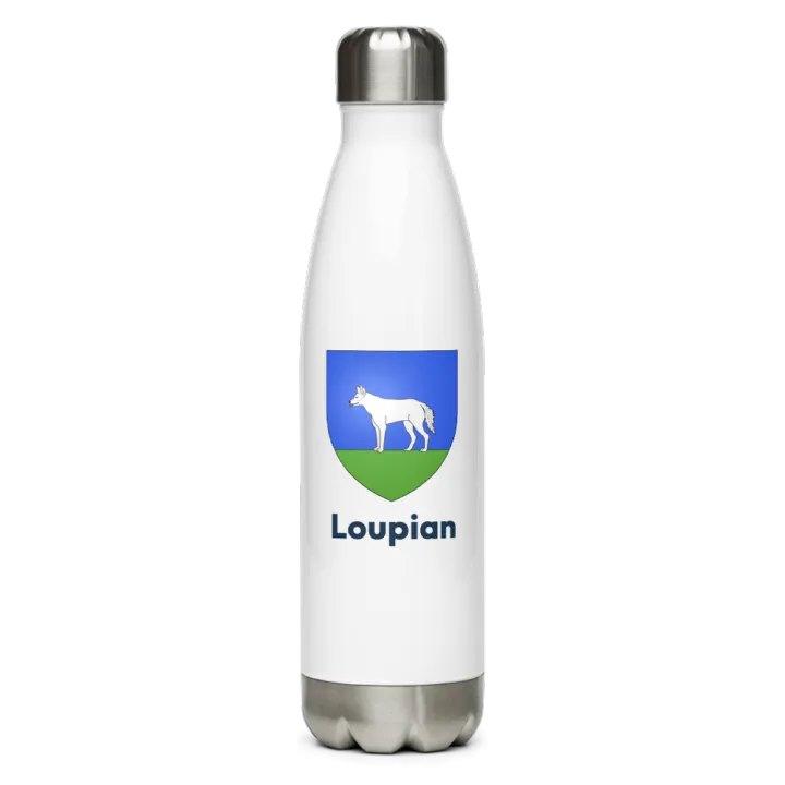 Gourde inox blason de Loupian
