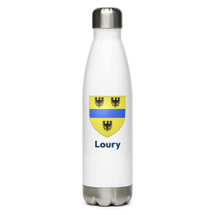 Gourde inox blason de Loury