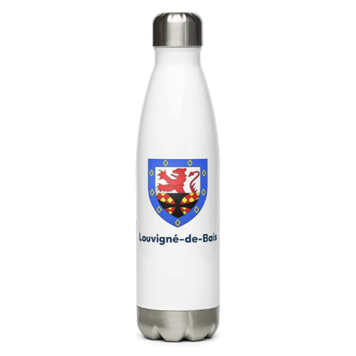 Gourde inox blason de Louvigné-de-Bais