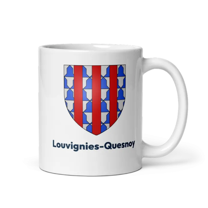 Mug blason de Louvignies-Quesnoy