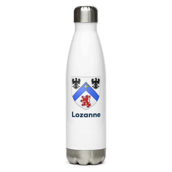 Gourde inox blason de Lozanne