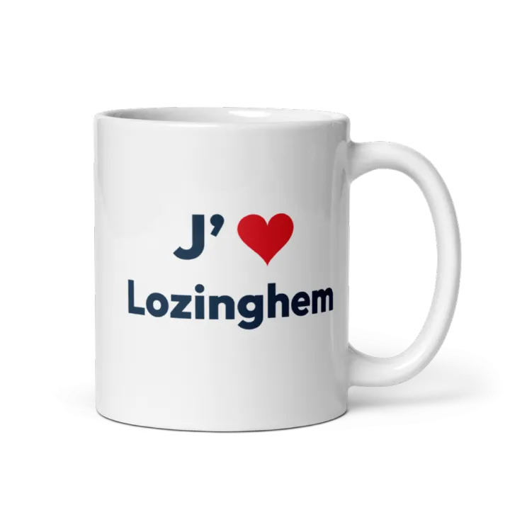 Mug « J’❤ Lozinghem »