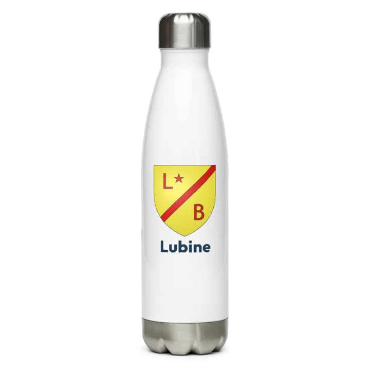 Gourde inox blason de Lubine