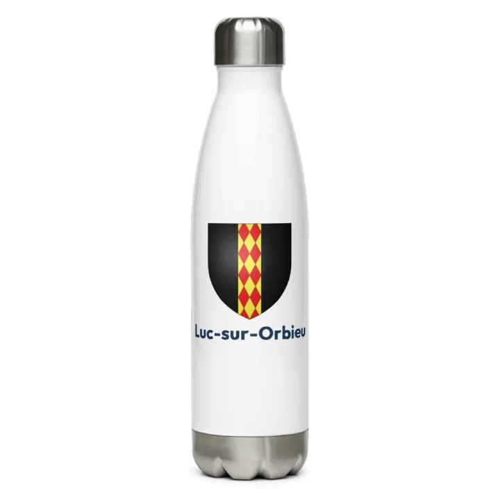 Gourde inox blason de Luc-sur-Orbieu