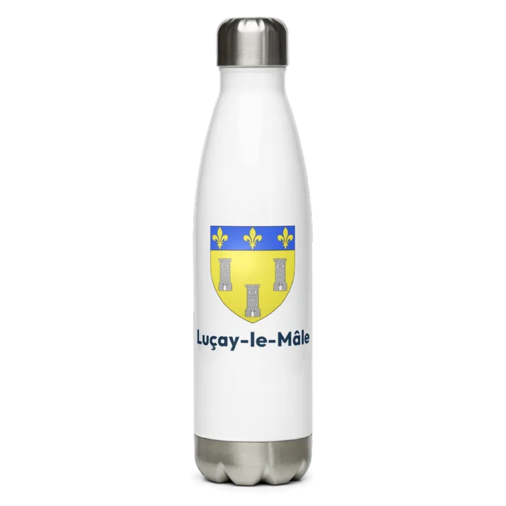 Gourde inox blason de Luçay-le-Mâle