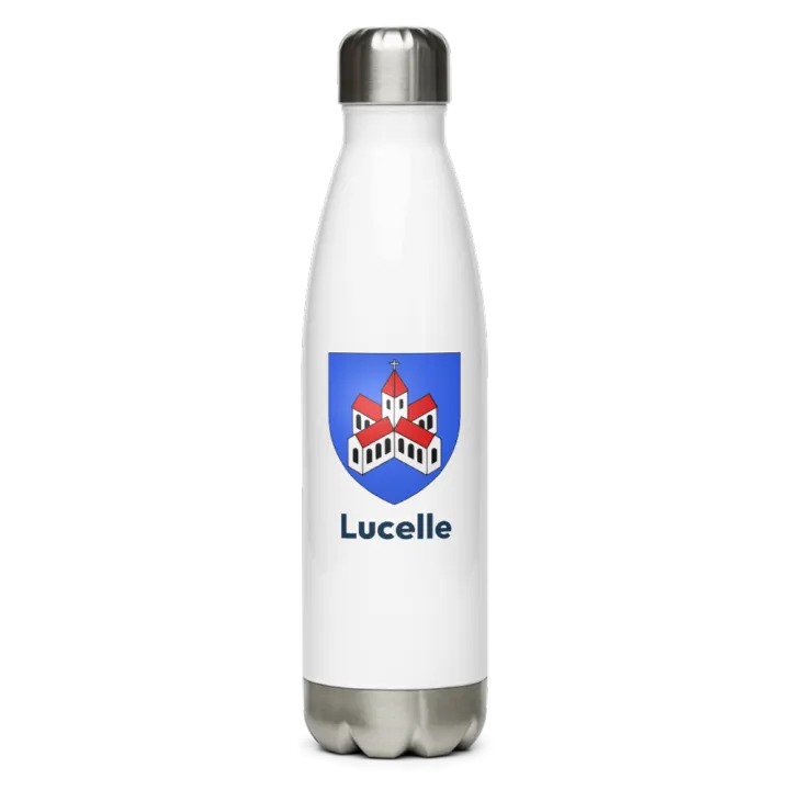 Gourde inox — blason de Lucelle