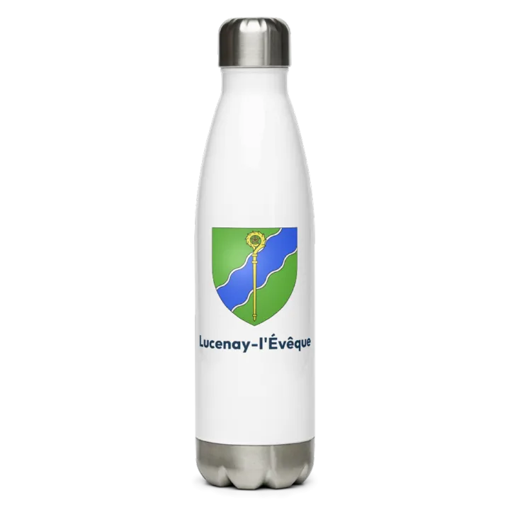 Gourde inox blason de Lucenay-l'Évêque