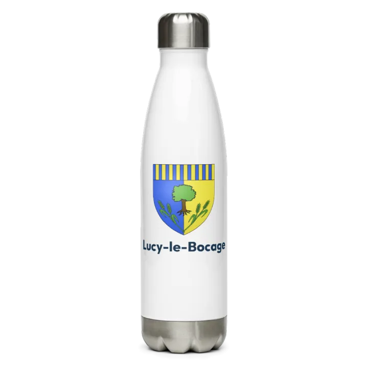 Gourde inox blason de Lucy-le-Bocage