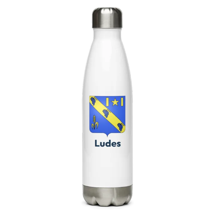 Gourde inox blason de Ludes