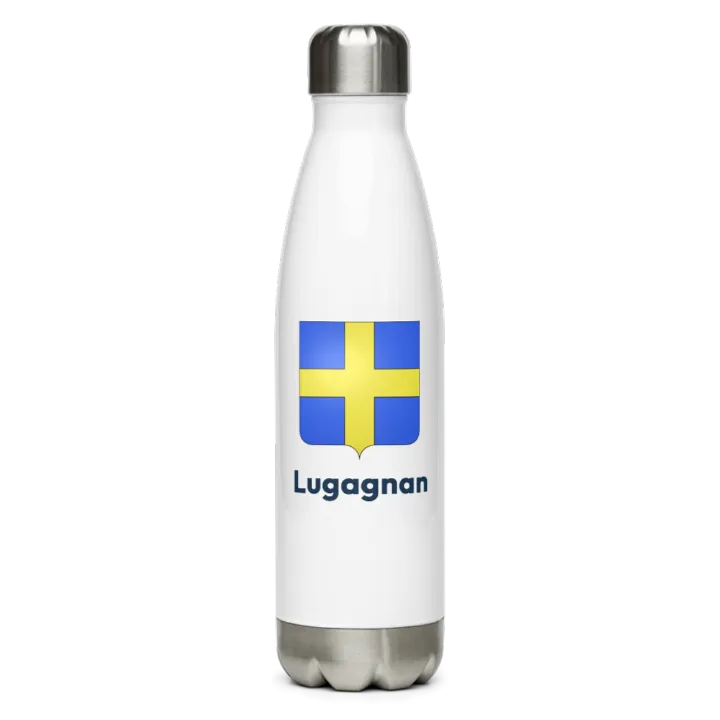 Gourde inox blason de Lugagnan