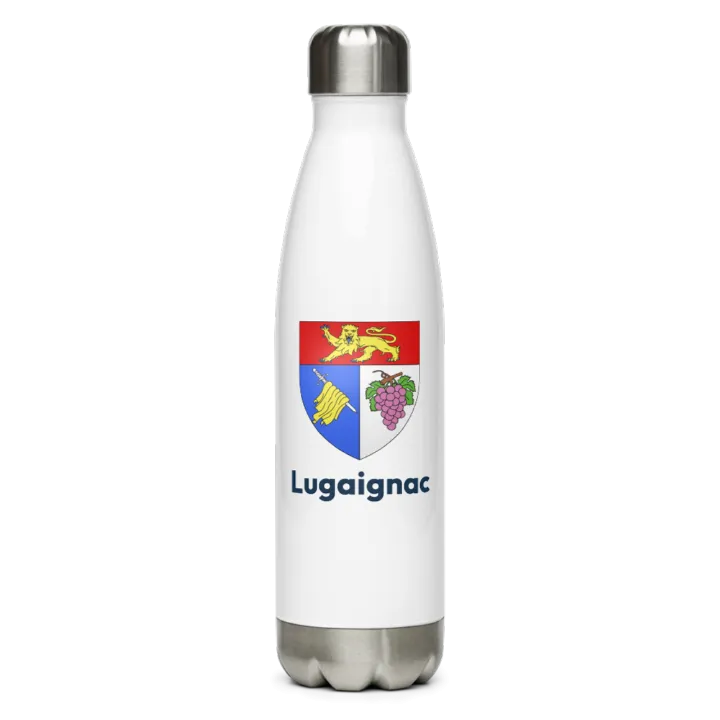 Gourde inox blason de Lugaignac