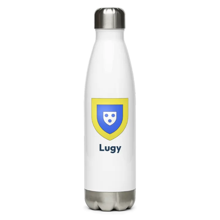 Gourde inox blason de Lugy