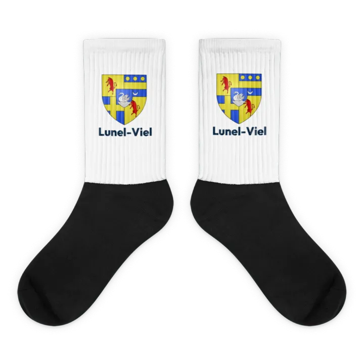 Chaussettes — blason de Lunel-Viel