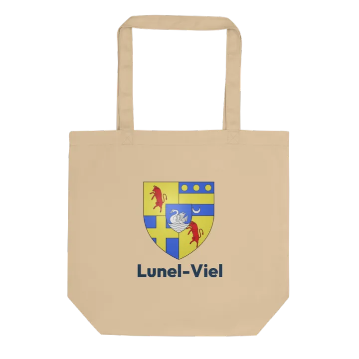 Tote bag coton bio — blason de Lunel-Viel