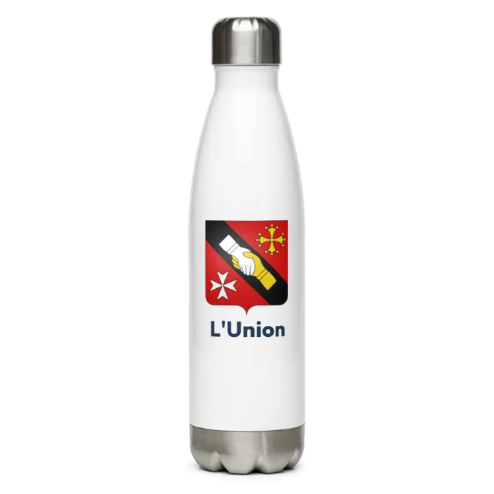Gourde inox blason de L'Union