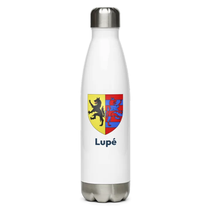 Gourde inox blason de Lupé