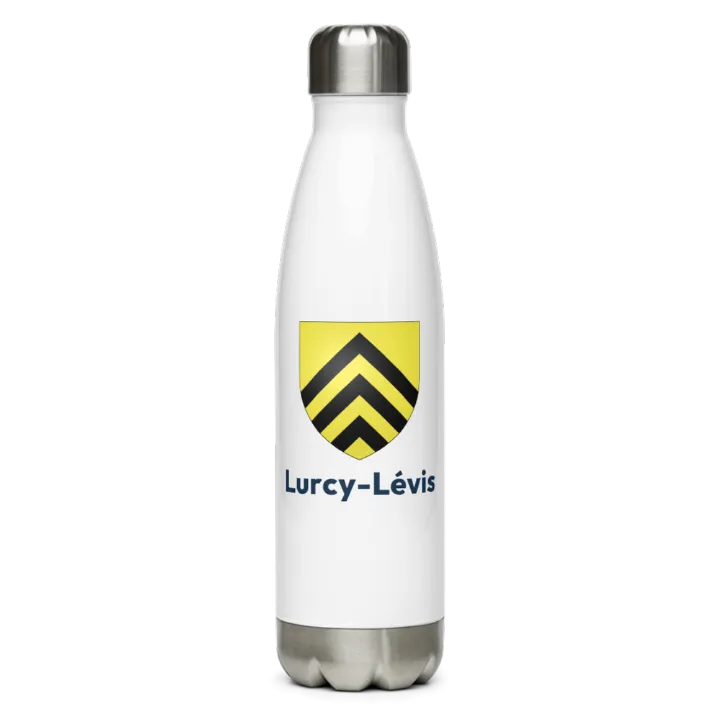 Gourde inox blason de Lurcy-Lévis