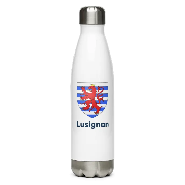 Gourde inox blason de Lusignan