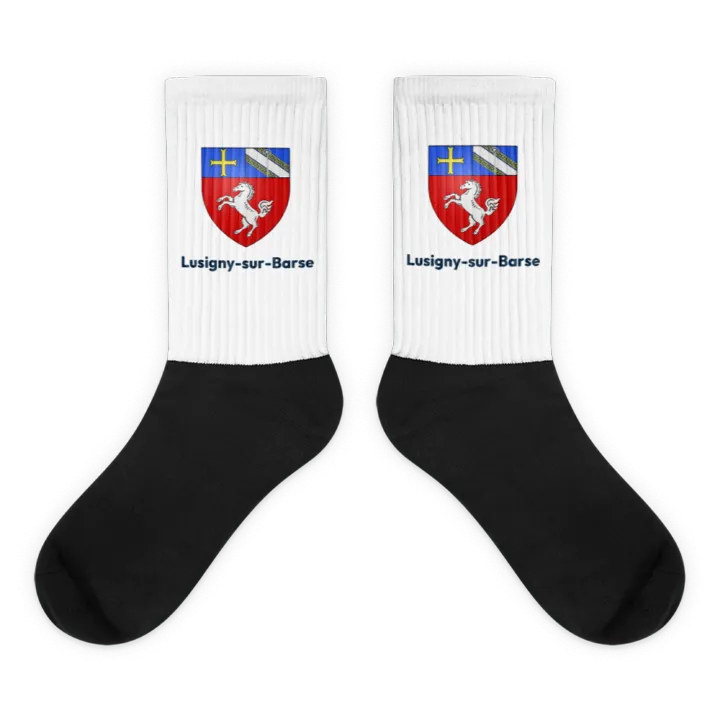 Chaussettes — blason de Lusigny-sur-Barse