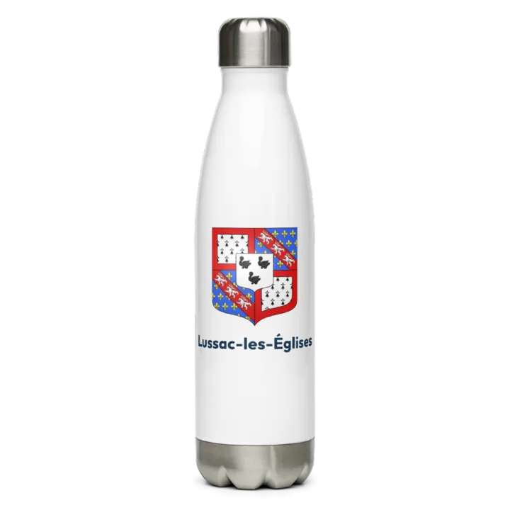 Gourde inox blason de Lussac-les-Églises