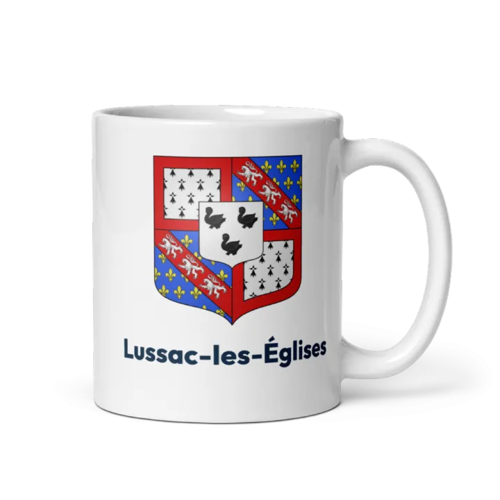 Mug blason de Lussac-les-Églises