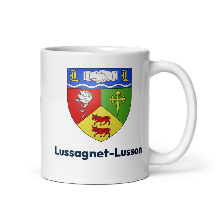 Mug blason de Lussagnet-Lusson