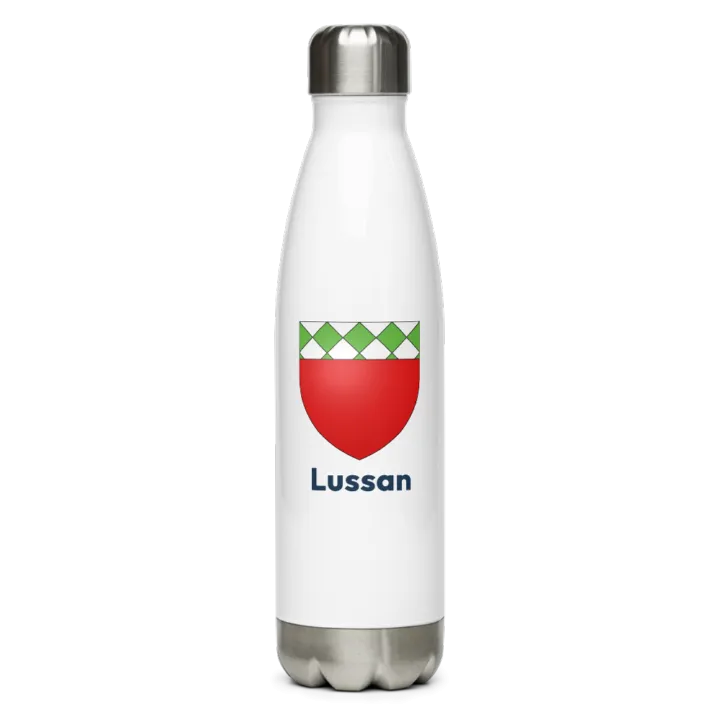 Gourde inox blason de Lussan
