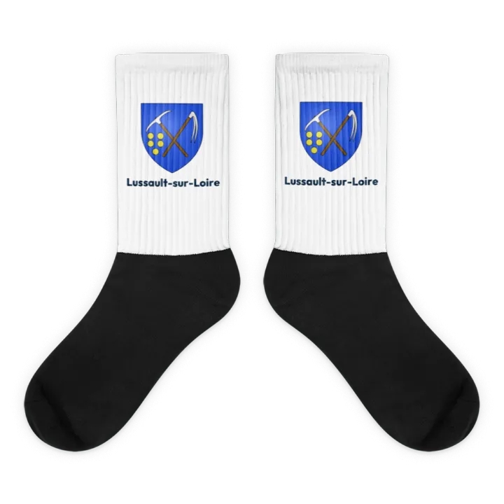 Chaussettes — blason de Lussault-sur-Loire