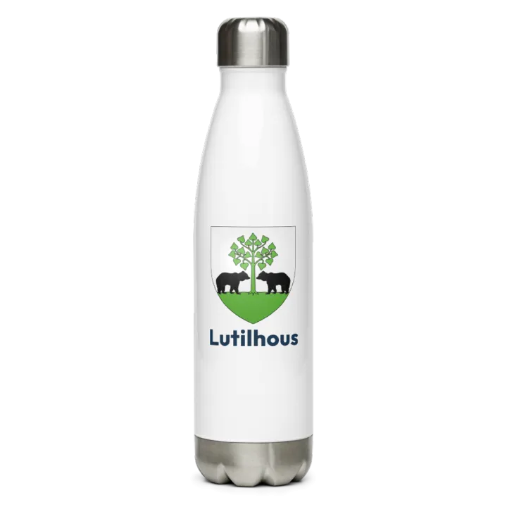 Gourde inox blason de Lutilhous