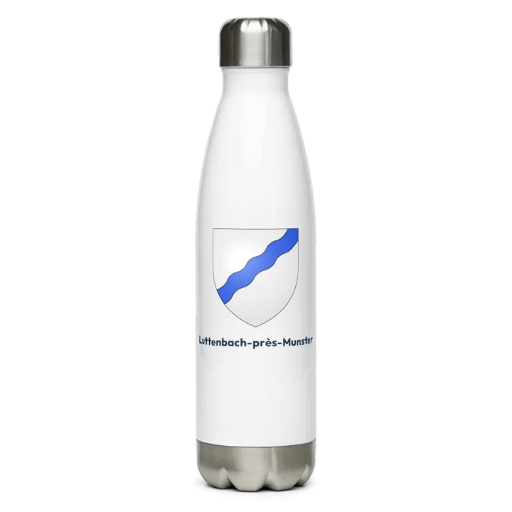 Gourde inox blason de Luttenbach-près-Munster