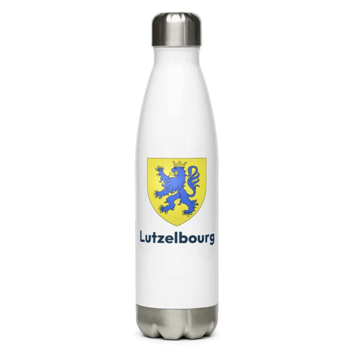 Gourde inox blason de Lutzelbourg