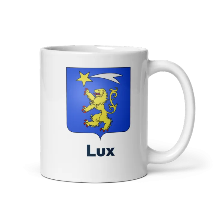 Mug blason de Lux