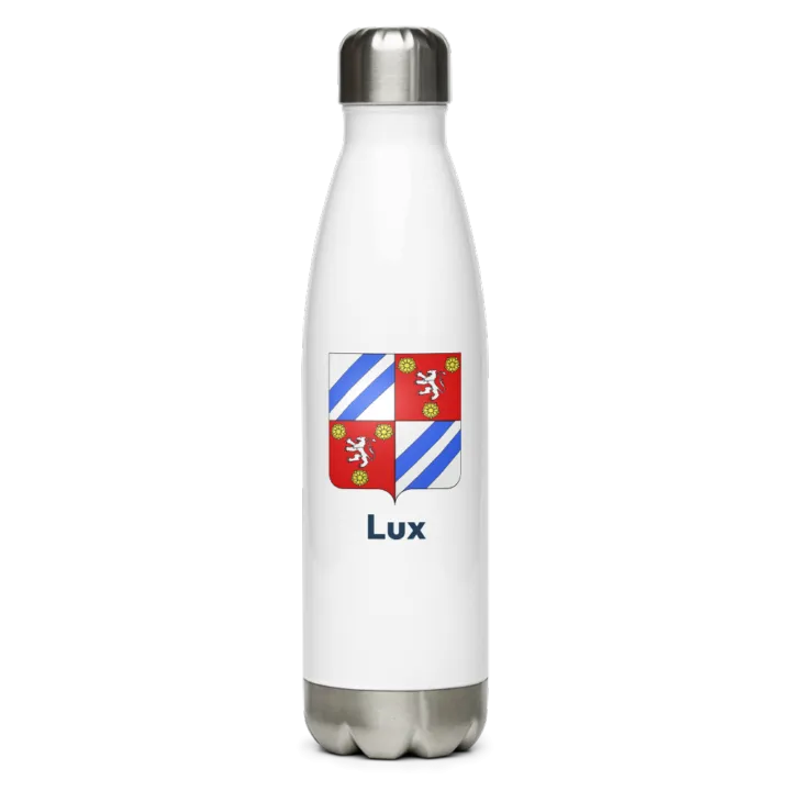 Gourde inox blason de Lux