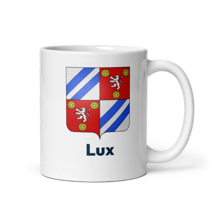 Mug blason de Lux