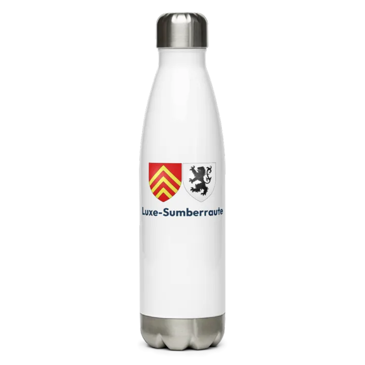 Gourde inox blason de Luxe-Sumberraute
