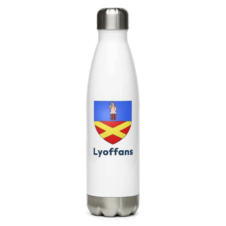 Gourde inox blason de Lyoffans