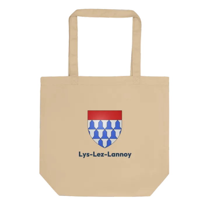 Tote bag coton bio — blason de Lys-lez-Lannoy