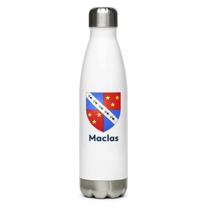 Gourde inox blason de Maclas