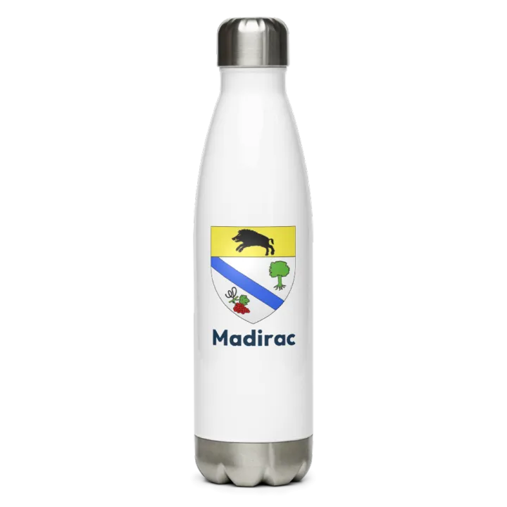 Gourde inox blason de Madirac