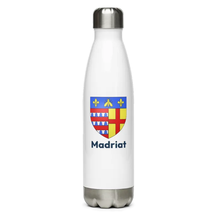 Gourde inox blason de Madriat
