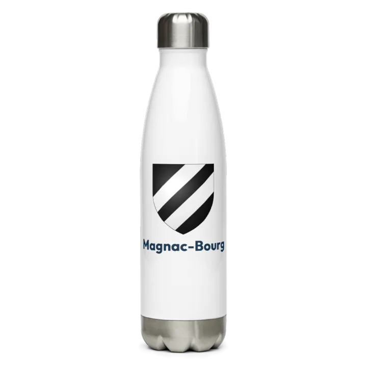 Gourde inox blason de Magnac-Bourg