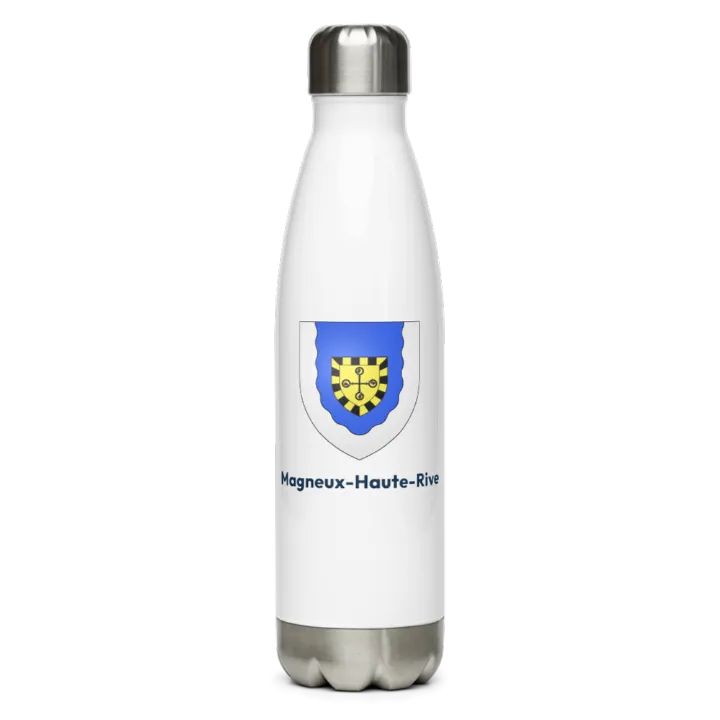 Gourde inox — blason de Magneux-Haute-Rive