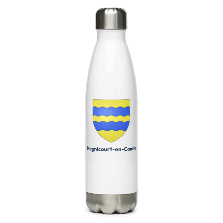 Gourde inox — blason de Magnicourt-en-Comte